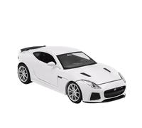 Modèle Voiture Miniature Modèle Réduit De Voiture De Sport Jaguar F-Type 1:32, Haute Simulation, Moulé sous Pression, en Alliage Métallique Modèle réduit Voiture(White with Box)