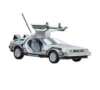Modèle Voiture Miniature Modèle Réduit Voiture Alliage Moulé Pression 1:24 DMC-12 Delorean Retour Futur Remonter Temps Collection Métal Ornements Exquis Modèle réduit Voiture(Back to The Future 1)