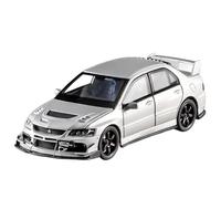Modèle Voiture Miniature Modèle Voiture Course en Alliage Moulé sous Pression for Mitsubishi Evolution Evo IX 9 1:32 Modèle réduit Voiture(Silvery)
