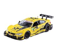 Modèle Voiture Miniature Modèle Voiture Moulé Pression Alliage Métallique for BMW M4 DTM M Power Racing Series Collection Sports Plein Air Échelle 1:24 Modèle réduit Voiture(Yellow Box)