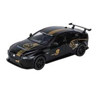 Modèle Voiture Miniature Véhicule Moulé sous Pression Haute Simulation 1:32 for Jaguar-Project8 avec Son Et Lumière en Arrière Modèle réduit Voiture(Black-no Box)