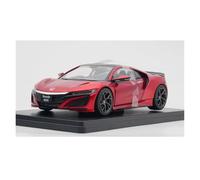 Modèle Voiture Moulé sous Pression en Métal pour Honda NSX 2016 Jouet De Collection Décoration Rue Rouge Échelle 1:24 Collection nostalgique