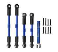 ModèLe Voiture Rc Pour Arrma Pour Gorgon 4x2 Pour Vorteks 2wd Fury Mega 550 Tremblement 1/10 Tendeurs Cambrure Liens Ensemble D'orteils Liaison RC Pièces De Mise À Niveau(Blue)