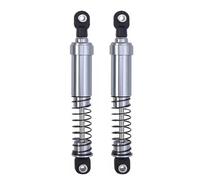 ModèLe Voiture Rc Pour SCX10 Pour TRX4 Game R1 1/10 Amortisseurs Gros Alésage Aluminium 115 Mm Huile Pièces Accessoires Mise Niveau Véhicules Tout Pour Terrain Radiocommandés(SILVER)