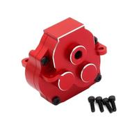 ModèLe Voiture Rc Pour TRX4-M 1/18 Carter Transmission Métal Boîte Vitesses Plaque Protection Support Accessoires Réparation Modification Amélioration Voitures RC(Red,Gearbox Shell)