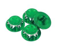 ModèLe Voiture Rc pour X-maxx pour Summit pour E-revo pour Arrma 1:8 Cache Moyeu Roue Cache Anti-poussière Écrou Hexagonal 17 Mm Modèle Voiture Rc(Green)