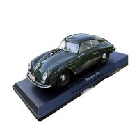 Modèle Voiture Statique Alliage moulé sous Pression pour Porsche 356 Coupé 1954 Collection décoration pour la Maison échelle 1:18(Green)