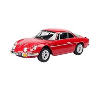 Modèle Voiture Vintage en Alliage pour Alpine A110 1600S Coupé Échelle 1/18 Ornement Nostalgique Jouet Collection Collection nostalgique(Red)