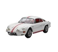 Modèle Voiture Vintage en Alliage pour Alpine A110 1600S Coupé Échelle 1/18 Ornement Nostalgique Jouet Collection Collection nostalgique(White)