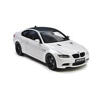 Modèles à l'échelle 1 18 pour BMW Kyosho M3 E92 Zinc Simulation Modèle Voiture À Collectionner 4 Portes comme Présentoir Cadeau pour Adultes Réplique de Véhicule(White)