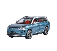 Modèles à l'échelle 1 24 pour AITO M9 SUV Alliage Nouvelle Énergie Modèle Voiture Moulé sous Pression Modèle Voiture Lumière Cadeau pour Enfants Réplique de Véhicule(Bleu)