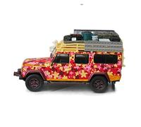 Modèles à l'échelle 1 64 pour Defender110 Vineyard Maple Leaf Edition Simulation Alliage Modèle De Voiture Cadeau À Collectionner Jouet Réplique de Véhicule