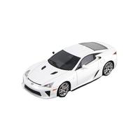Modèles à l'échelle 1 64 pour Lexus LFA Résine Supercar Simulation Voiture Moulé sous Pression Réplique Modèle Voiture Kit De Construction Réplique de Véhicule(White)