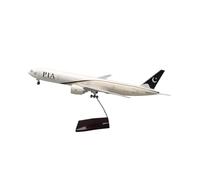 Modèles à l'échelle Avions 47CM Model for Airplane Pakistan B777 Diecast Model for with Lights and Wheels Collectible Deco Desktop Display(with Lamp)