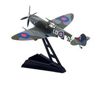 Modèles à l'échelle Avions Modèle en Métal Moulé sous Pression, Échelle 1 72, pour Avion Britannique Spitfire en Alliage, Jouet De Collection