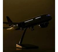Modèles à l'échelle Avions Modèle Résine Moulée sous Pression L'échelle 1:130 pour Air Canada B787 Dreamliner avec Lumières Et Roues,présentoir Collection 43 Cm(with Light)