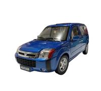 Modèles à l'échelle Modèle De Voiture De Collection Statique Alliage pour Fourgonnette Commerciale Foton Midi 1:18 Jouet Décoratif en Métal Réplique de Véhicule(Blue)