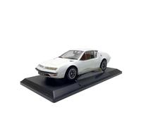 Modèles à l'échelle Modèle De Voiture De Simulation Renault Alpine A310 1600vf 1:18 Collection De Véhicules en Métal Affichage Statique Réplique de Véhicule(White)