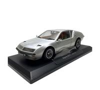 Modèles à l'échelle Modèle De Voiture De Simulation Renault Alpine A310 1600vf 1:18 Collection De Véhicules en Métal Affichage Statique Réplique de Véhicule(Silver)