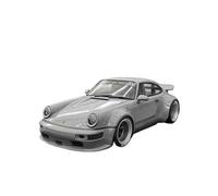 Modèles à l'échelle Modèle De Voiture De Sport en Résine À Carrosserie Large Porsche 911 RWB 2015 1:18 Réplique de Véhicule