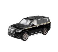 Modèles à l'échelle Modèle De Voiture en Alliage Moulé sous Pression pour Toyota Land Cruiser LC300 ZX, Ornements Décoration Collection 1 18 Réplique de Véhicule(Noir)