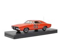 Modèles à l'échelle Modèle Réduit Voiture en Résine Dodge Charger General Lee 1969 Rouge Édition Limitée Échelle 1:43 Collection Auto Toys Réplique de Véhicule