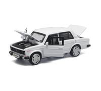 Modèles à l'échelle pour Les Voitures Russes Classiques 1 32 Retirer La Porte Ouverte Jouet Voiture Enfants Adulte Cadeau d'anniversaire Réplique de Véhicule(White)