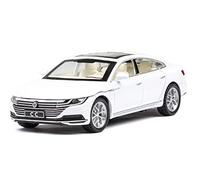 Modèles à l'échelle pour Voiture De Luxe 1 32 Tirer vers L'arrière Peut Ouvrir La Porte Jouet Voiture Enfants Adulte Cadeau d'anniversaire Réplique de Véhicule(White)