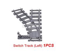 Modèles Brique Rail Maquette A Construire Kit De Construction De Train De Ville,53401 Blocs De Briques Compatibles Avec Les Pistes Droites Et Molles Et Les Tunnels De Feu - Type Variable Track Left
