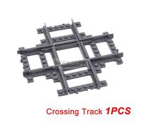 Modèles Brique Rail Maquette A Construire Kit De Construction De Train De Ville,53401 Blocs De Briques Compatibles Avec Les Pistes Droites Et Molles Et Les Tunnels De Feux De Cir - Type Cross Track