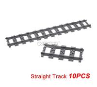 Modèles Brique Rail Maquette A Construire Kit De Construction De Train De Ville,53401 Blocs De Briques Compatibles Avec Les Pistes Droites Et Molles Et Les Tunnels De Feux De - Type Straight Track