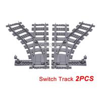 Modèles Brique Rail Maquette A Construire Kit De Construction De Train De Ville,53401 Blocs De Briques Compatibles Avec Les Pistes Droites Et Molles Et Les Tunnels De Feux De - Type Variable Tracks