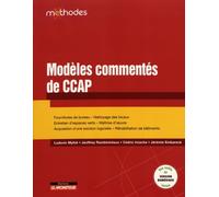 Modèles commentés de CCAP: Fournitures de bureau Nettoyage des locaux - Entretien d espaces verts Maîtrise d oeuvre -