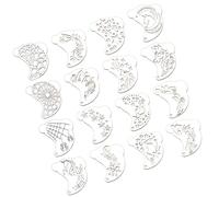 Modèles cosmétiques lavables, texture PET pour des expressions créatives rapides lors des fêtes d'anniversaire, activités scolaires, modèle d'art facial réutilisable