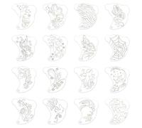 Modèles cosmétiques lavables, texture PET pour des expressions créatives rapides lors des fêtes d'anniversaire, activités scolaires, modèle d'art facial réutilisable