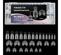 Modèles d ' ongles en forme d ' ellipse haut de gamme avec modèles de mise en forme d ' ongles à bordure florale pour sculpter des formes d ' ongles artificiels