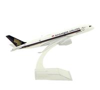 modèles d'avion à l'échelle Modèle d'avion en métal moulé sous pression de 16 cm Singapore Airlines Airbus A350-900 pour la décoration modèle à l'échelle 1/400 modèle d'avion en alliage