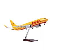 Modèles d'avions de réplique Modèle d'avion en Alliage moulé sous Pression 47 cm 1/85 pour DHL pour Boeing 737 Modèle d'avion Cargo Répliques d'avions de Collection Modèle d'avion