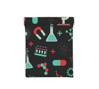 Modèles de Chimie et de Science Verte, Sac de Rangement pour Femmes, Portefeuille supérieur à Presser, Petit Porte-Monnaie, Pochette de Changement