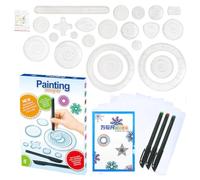 Modèles de dessin en, souverain géométrique d'art en | 28x Règle de bord irrégulière pour le scrapbooking,Souverain groove pour peinture pochoirs étudiants matériel mathématique