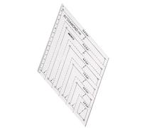 Modèles de en Acrylique,Règles de Quilting à 60 Degrés - Pochoir Transparent Outil Pour Art Textile Broderie Projets Manuels Conception Costume Rembourrage