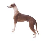 Modèles de Lévriers de Simulation Exquis, Jouet en Plastique Marron Durable pour Les Projets Scolaires et la Décoration de Bureau 20x3.3x13cm