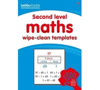 Modèles de mathématiques effaçables du deuxième niveau pour les mathématiques de l'enseignement primaire (CfE)
