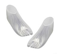 Modèles de pieds en plastique transparent réutilisables pour les détaillants de chaussures et les personnes qui ont besoin d'outils de soutien fiables