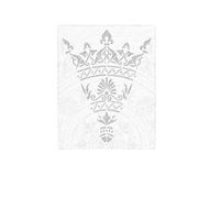 Modèles de pochoirs pour sols et murs, Pochoirs de peinture murale design multicolore plusieurs tailles(Color 6,L 33cmX45cm)