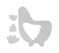 Modèles de pour débutants - Guide de courtepointe de poulet, pochoir facile à fabriquer, coussins pour femmes, création d'art mural | Aide à la conception de tissus créatifs pour la maison, co