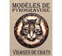 Modèles de Pyrogravure: Visages de chats pour la pyrogravure et le traçage
