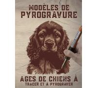 Modèles de pyrogravure : visages de chiens à tracer et à pyrograver