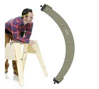 Modèles de rayon d'angle rond du travail du bois, à l'intérieur coin extérieur grand moule à arc - Grands modèles de routeur précis | Outil de coupe de routage léger interne et externe pour les pro