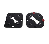 Modèles de rayon d'angle rond du travail du bois en aluminium ALLIAGE R15 à 50 Radius de routeur à libération rapide pour les cadres d'images tables de chaises compactes GB